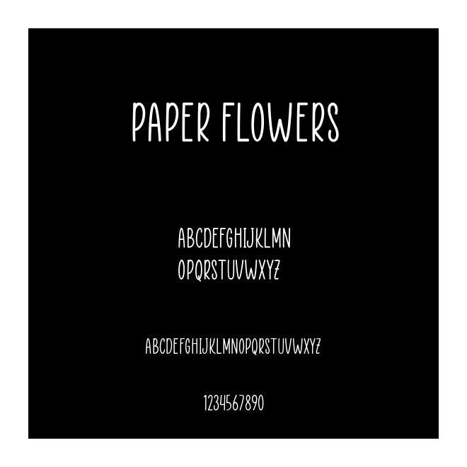 Paper Flowers