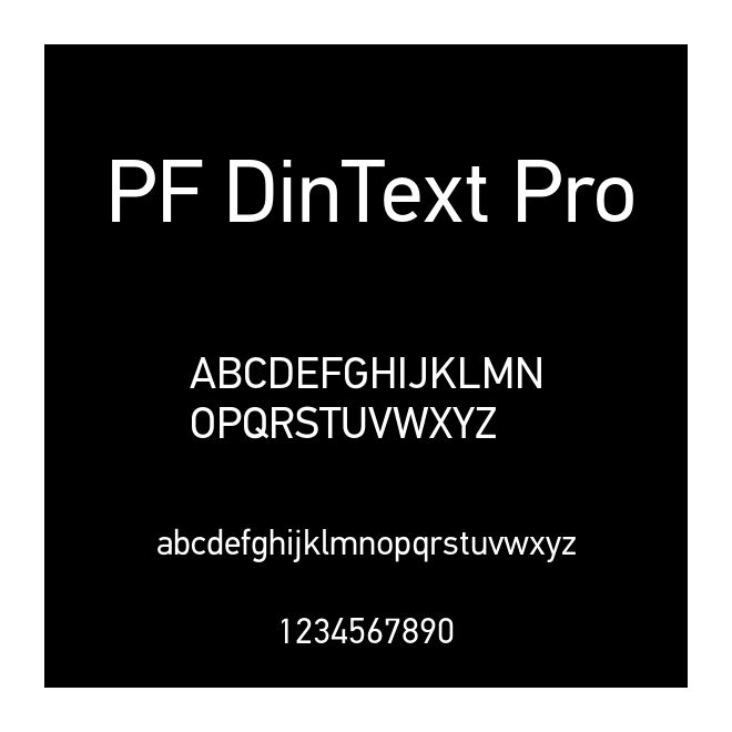 PF DinText Pro