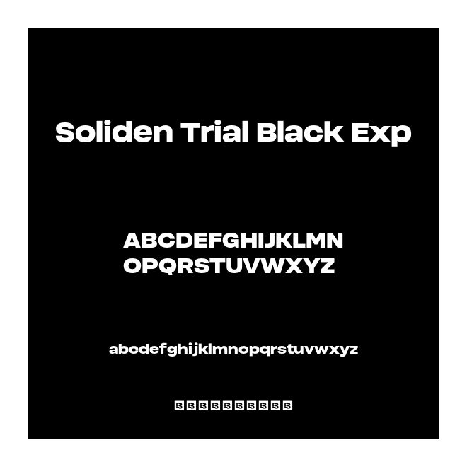 Soliden Trial Black Exp