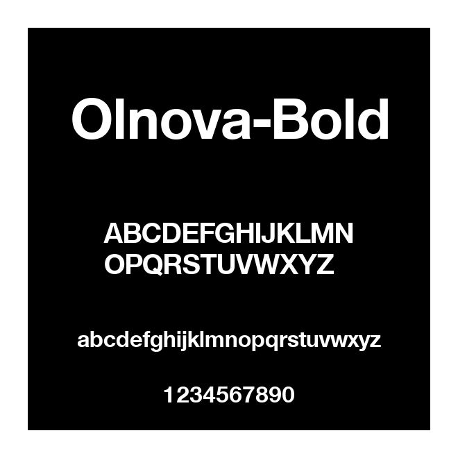 Olnova-Bold