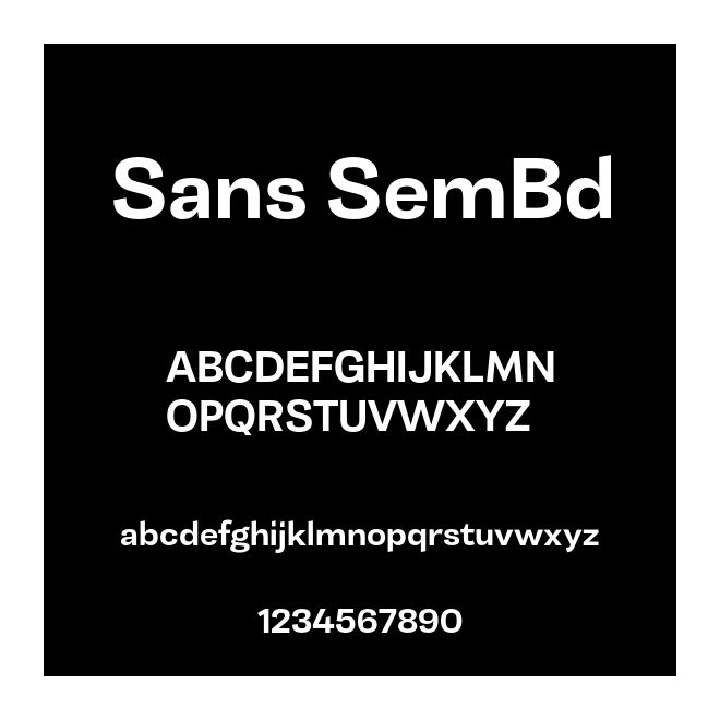 Sans SemBd