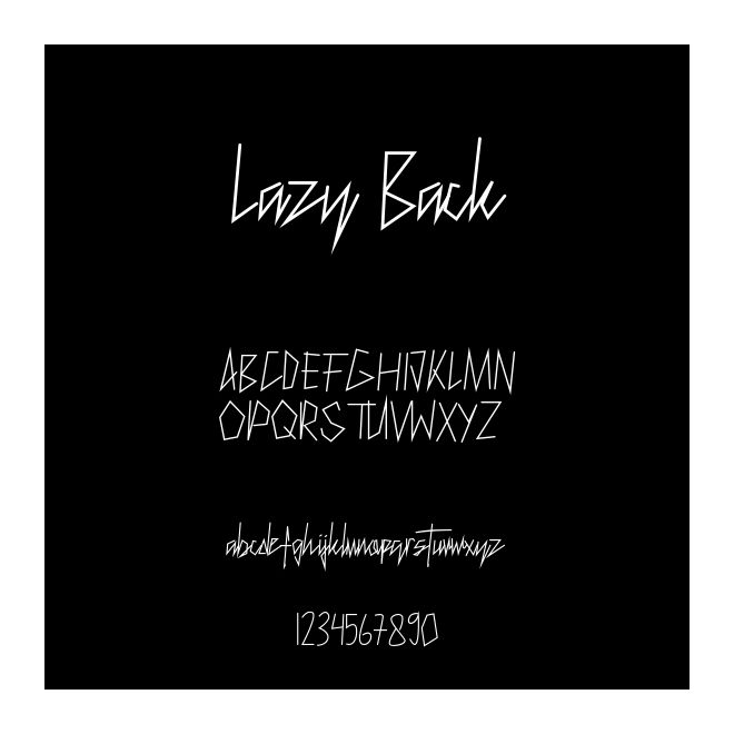 Lazy Back