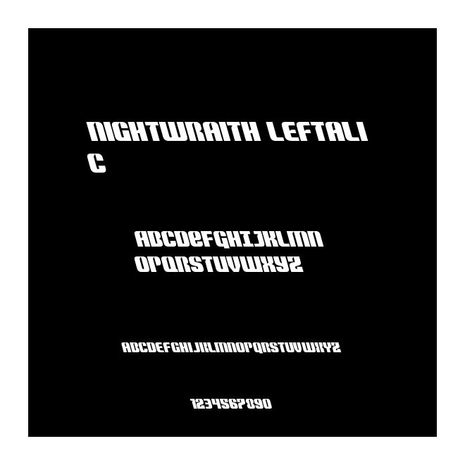 Nightwraith Leftalic