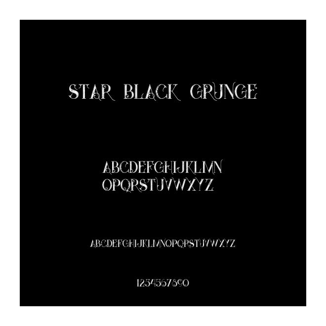 Star Black Grunge