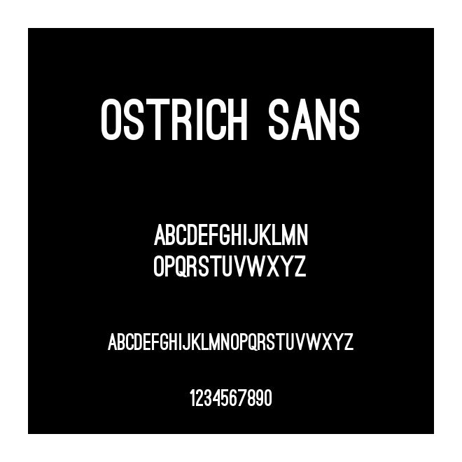 Ostrich Sans