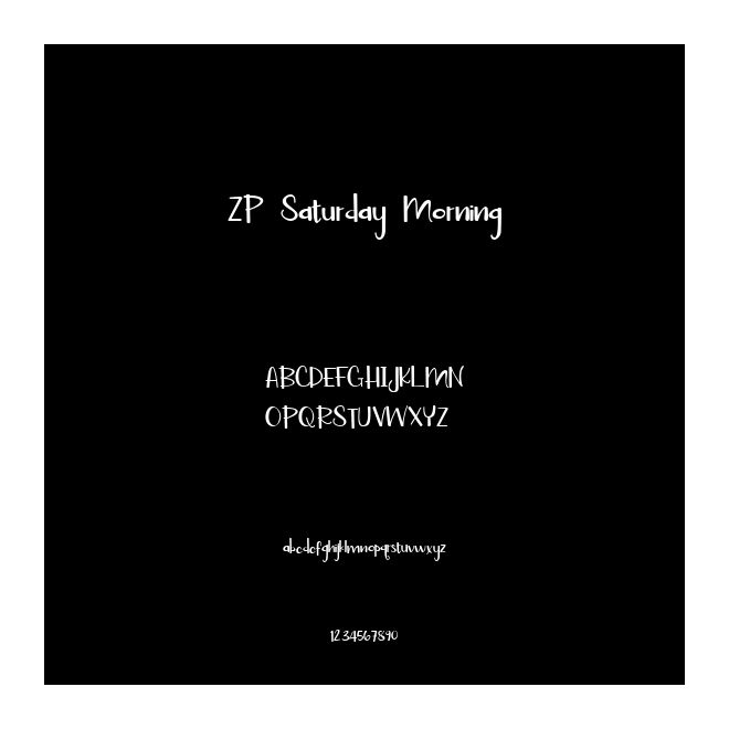 ZP Saturday Morning