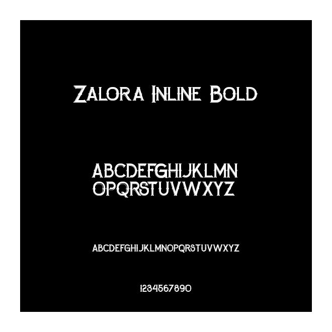 Zalora Inline Bold
