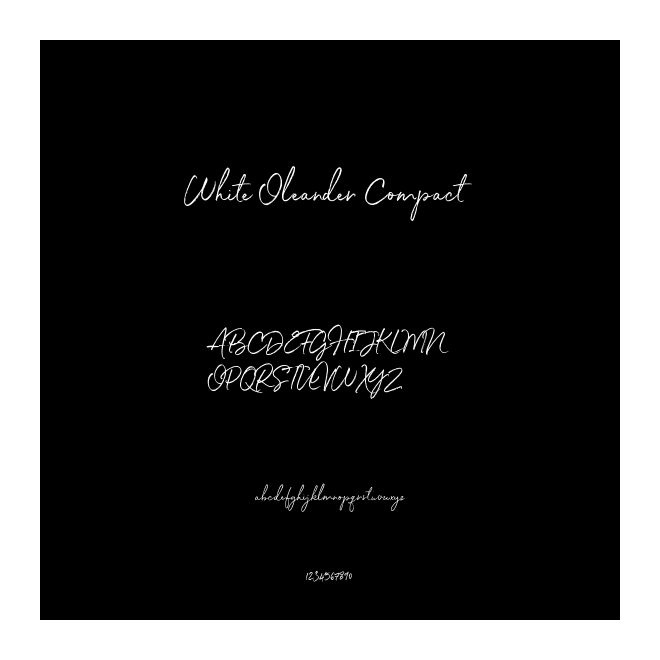 White Oleander Compact