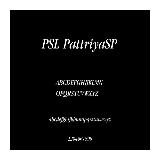 PSL PattriyaSP
