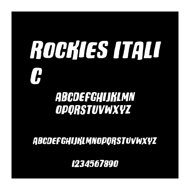 Rockies Italic