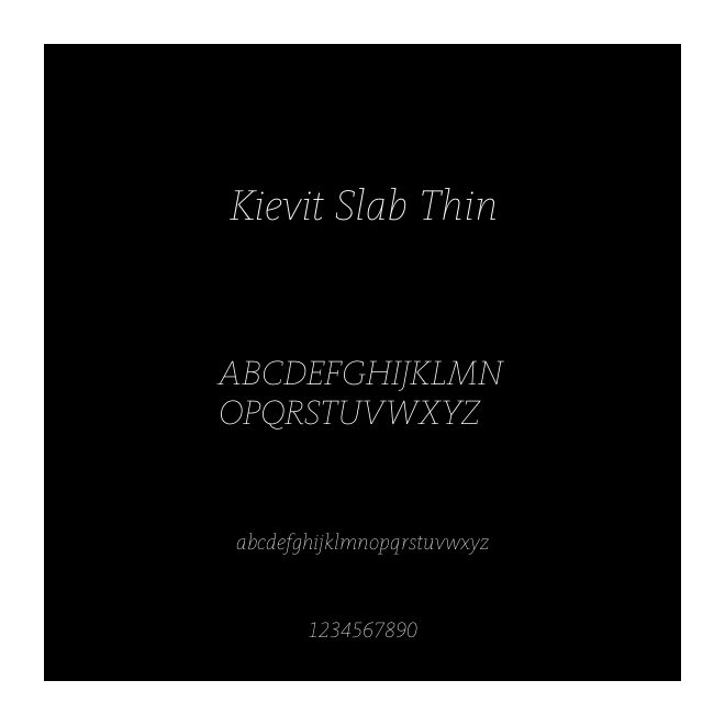 Kievit Slab Thin