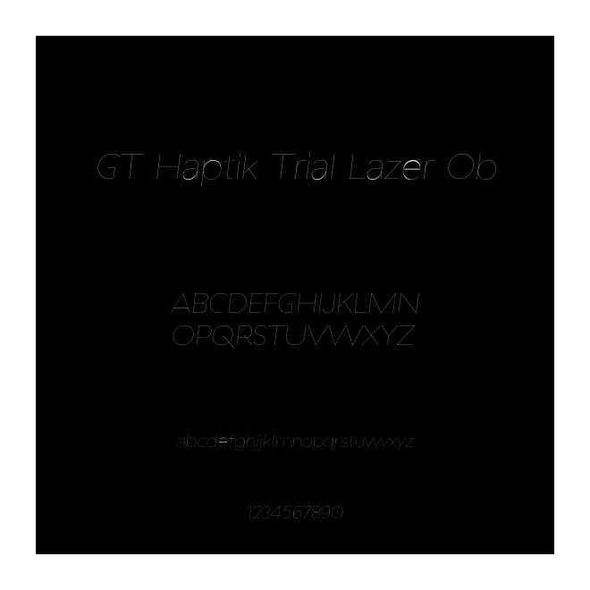 GT Haptik Trial Lazer Ob