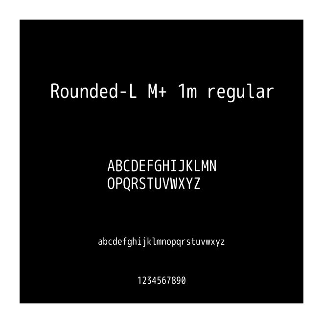Rounded-L M+ 1m regular