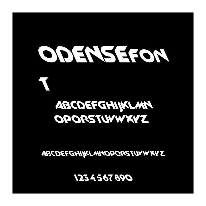 ODENSEfont