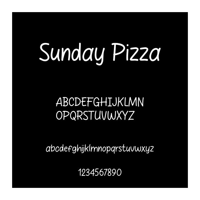 Sunday Pizza