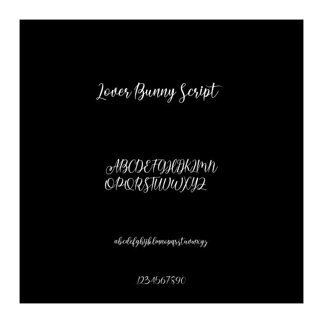 Lover Bunny Script