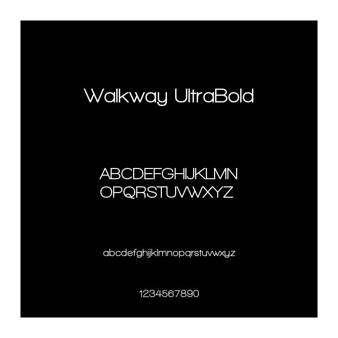 Walkway UltraBold