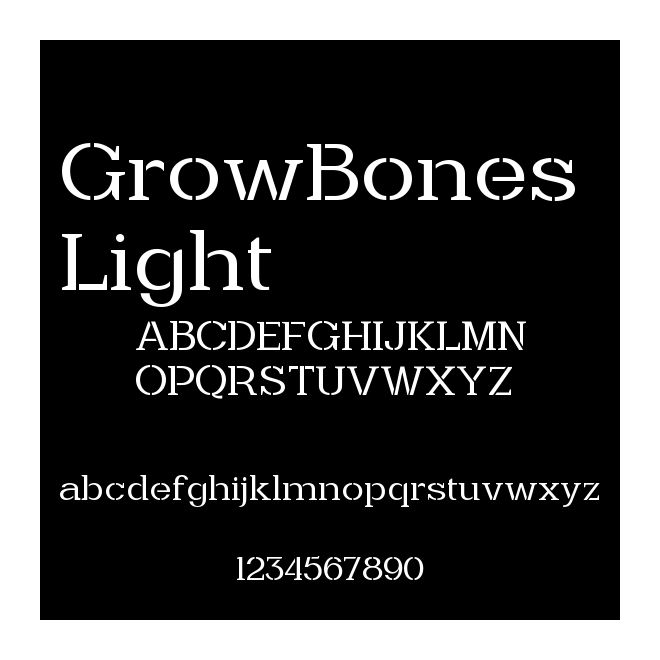 GrowBones Light