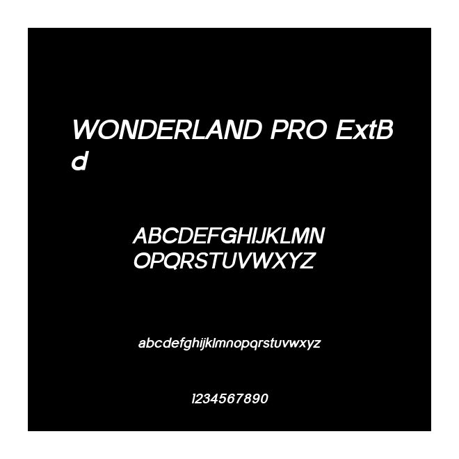 WONDERLAND PRO ExtBd