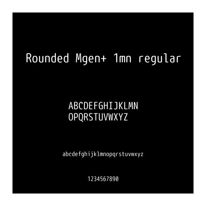 Rounded Mgen+ 1mn regular