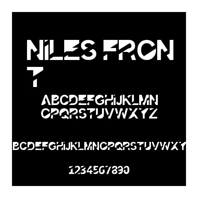 Niles front