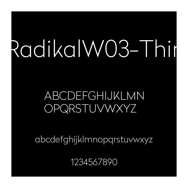 RadikalW03-Thin
