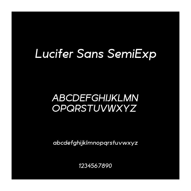 Lucifer Sans SemiExp