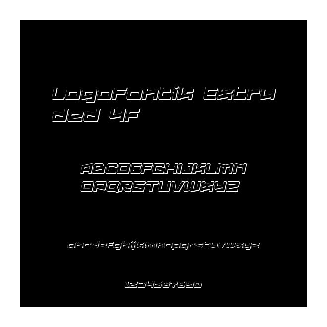 Logofontik Extruded 4F