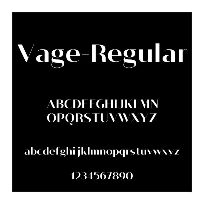 Vage-Regular