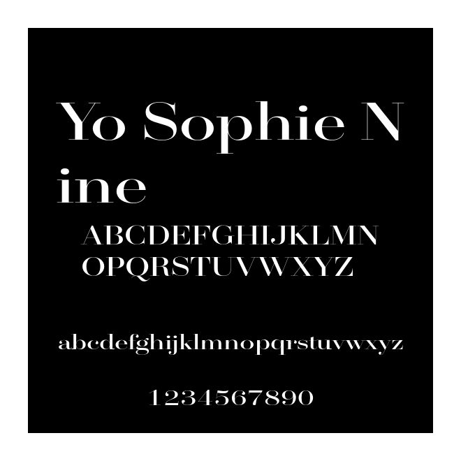 Yo Sophie Nine