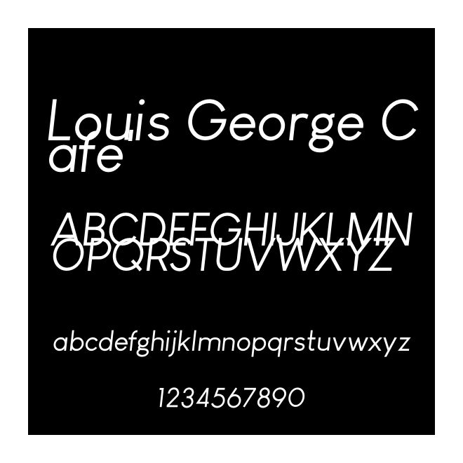 Louis George Cafe'