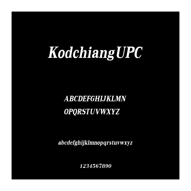 KodchiangUPC