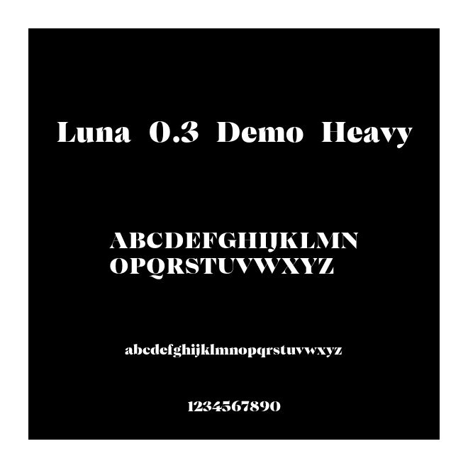 Luna 0.3 Demo Heavy