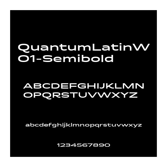 QuantumLatinW01-Semibold