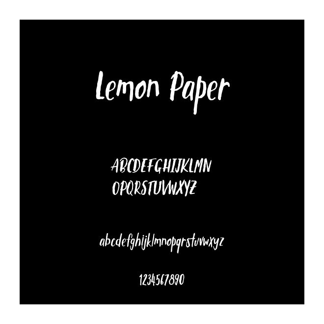 Lemon Paper