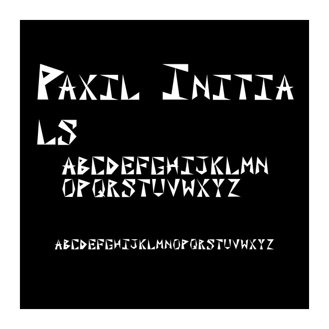 Paxil Initials