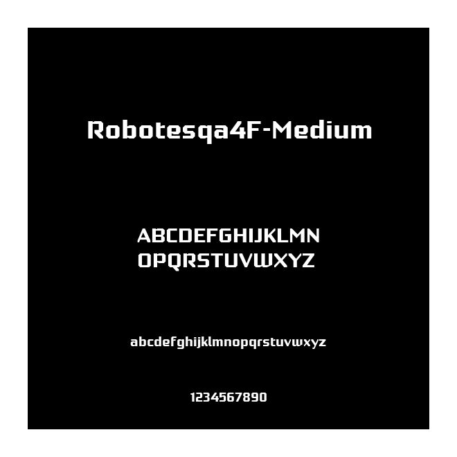 Robotesqa4F-Medium