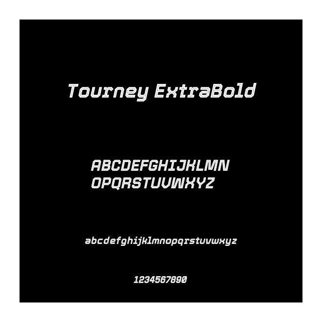 Tourney ExtraBold