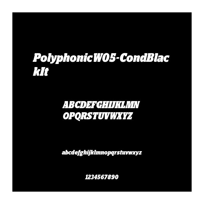 PolyphonicW05-CondBlackIt