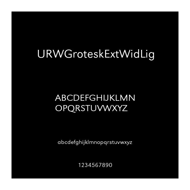 URWGroteskExtWidLig