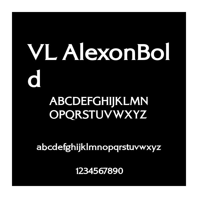 VL AlexonBold