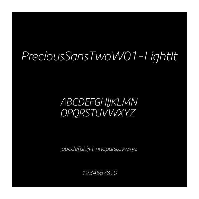 PreciousSansTwoW01-LightIt