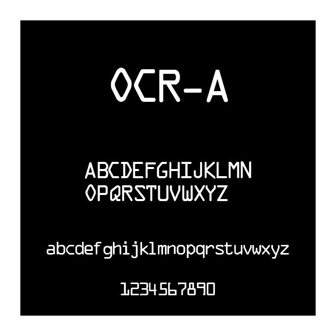 OCR-A