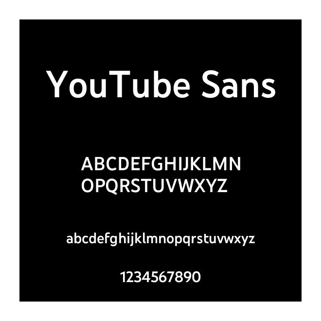 YouTube Sans