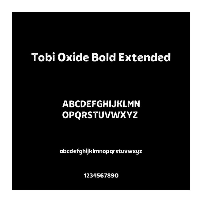 Tobi Oxide Bold Extended
