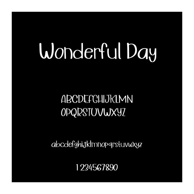 Wonderful Day