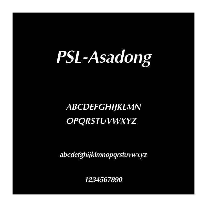 PSL-Asadong