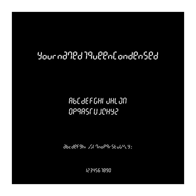 YournameD7QueenCondensed