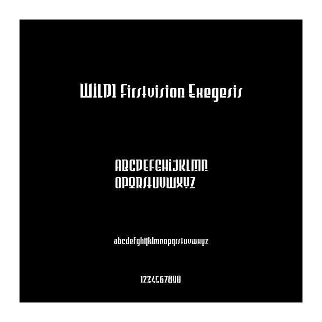 WILD1 Firstvision Exegesis