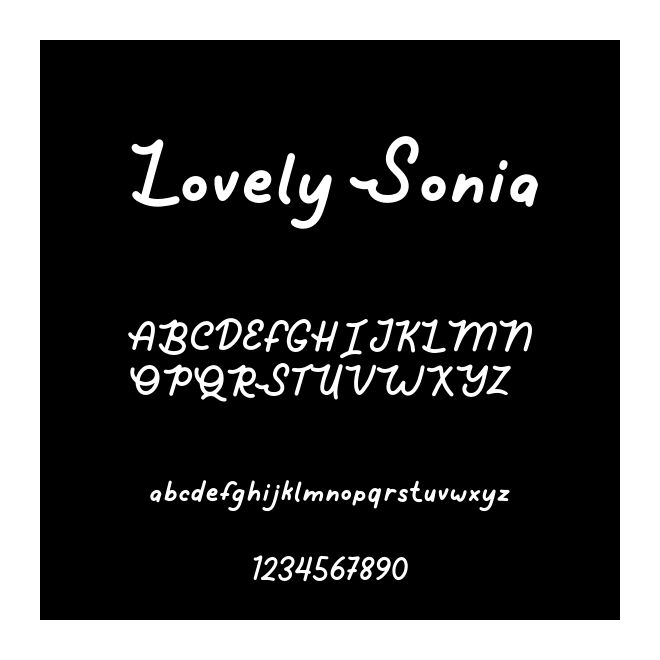 Lovely Sonia